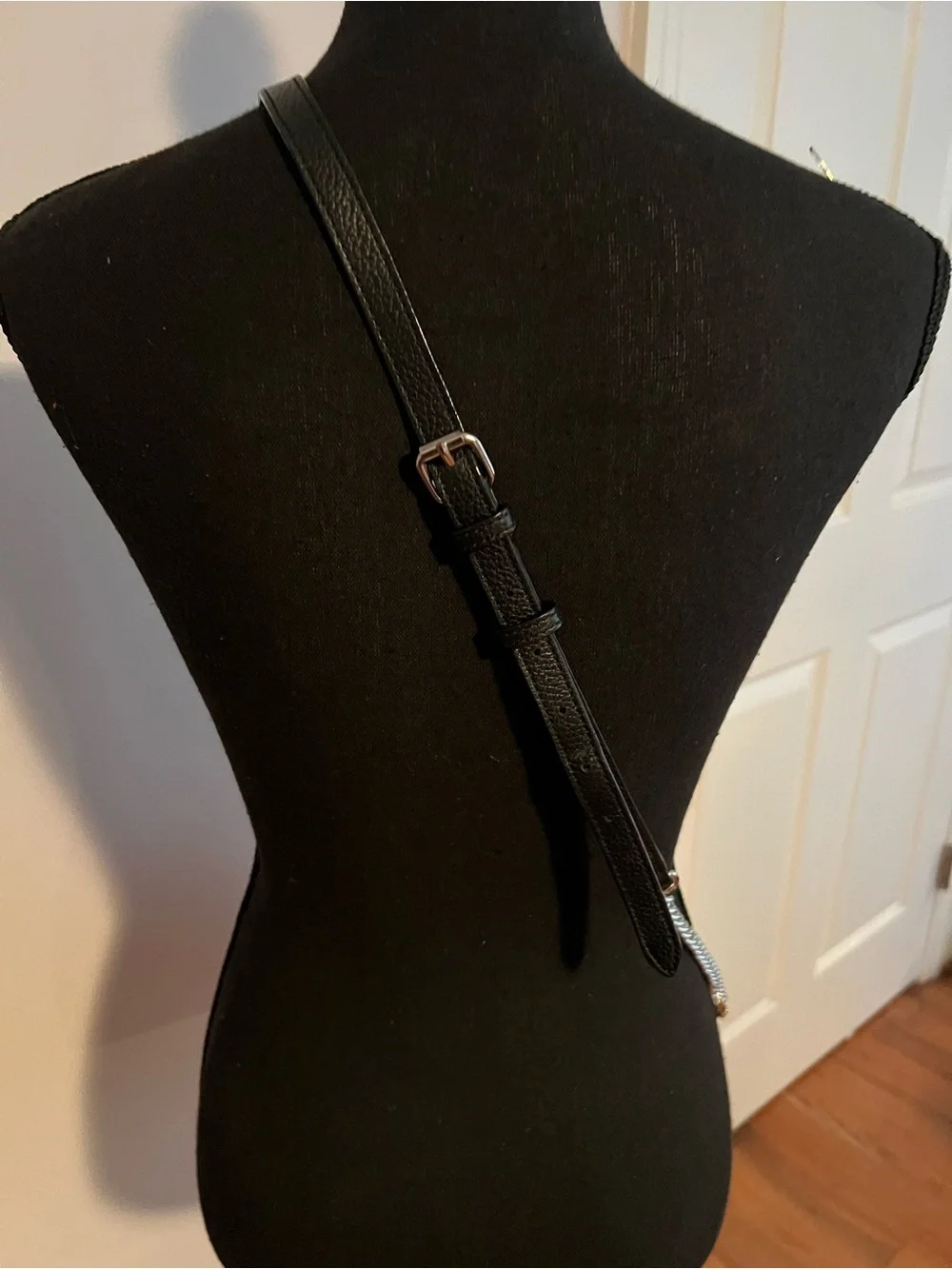 Rebecca Minkoff Black pebbled leather crossbody